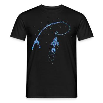 Pêcheur Pêcheur Ange Pêcheur Cadeau - T-shirt homme - noir - Devant - AI Model Male 178 light (178cm)