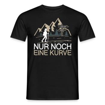 Alpenüberquerung Kärnten Muggia Wanderweg - Männer T-Shirt - Schwarz - Vorne - AI Model Male 178 light (178cm)
