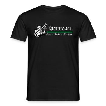 Hannover Honor Pride Tradition - T-shirt homme - noir - Devant - AI Model Male 178 light (178cm)