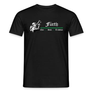 Fürth Honor Pride Tradition - T-shirt homme - noir - Devant - AI Model Male 178 light (178cm)