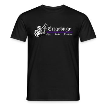 Erzgebirge Honor Proud Tradition - Men's T-Shirt - black - Front - AI Model Male 178 light (178cm)