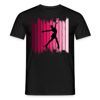 Eiskunstlauf Eiskunstlauf Schlittschuh Tanz Tänzerin Mama - Männer T-Shirt - Schwarz - Vorne - AI Model Male 178 light (178cm)