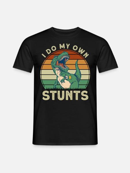 Je fais mes propres cascades - T-shirt homme - noir