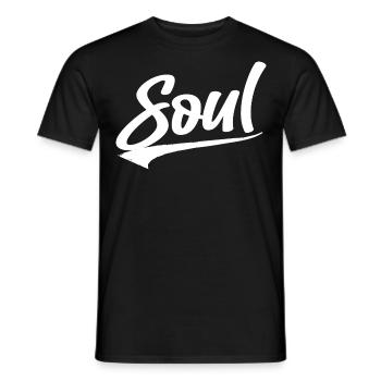 âme sehle rnb amour humain paix cœur amour - T-shirt homme - noir - Devant - AI Model Male 178 light (178cm)