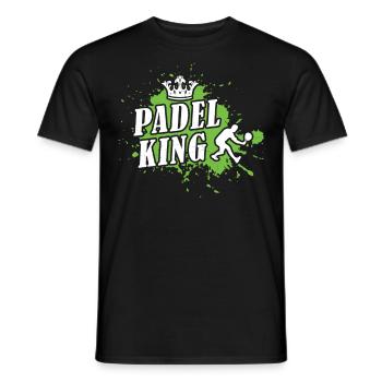 Padel King For the Best Padel Player - Männer T-Shirt - Schwarz - Vorne - AI Model Male 178 light (178cm)