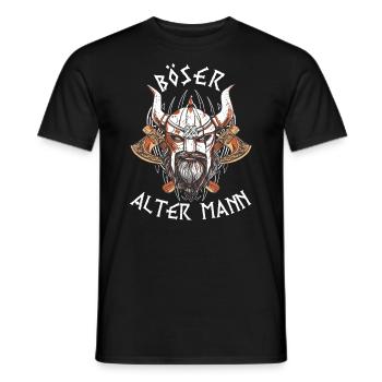 Odin Wikinger Valhalla Vikinger Hammer Thor Odin - Männer T-Shirt - Schwarz - Vorne - AI Model Male 178 light (178cm)