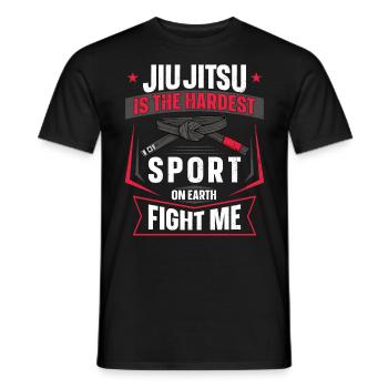 Jiu Jitsu Belt Ju-Jitsu Is The - Men's T-Shirt - black - Front - AI Model Male 178 light (178cm)