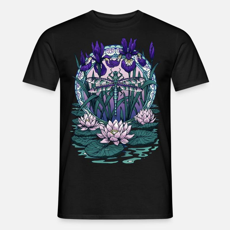 libelle2 - Männer T-Shirt - Schwarz