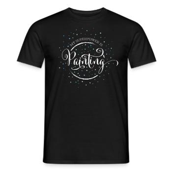 Painter Painter Painting Art Artist - Men's T-Shirt - black - Front - AI Model Male 178 light (178cm)