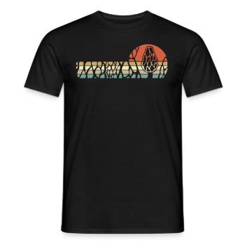Morilles - T-shirt homme - noir - Devant - AI Model Male 178 light (178cm)