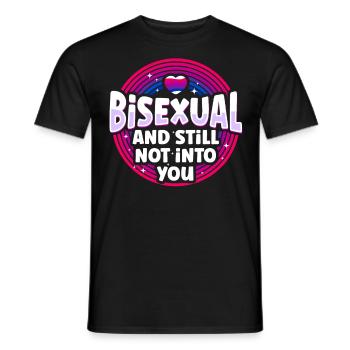 Bisexuel Bi Pride Flag Bisexuel - T-shirt homme - noir - Devant - AI Model Male 178 light (178cm)