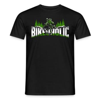 Enduro VTT VTT Équitation - T-shirt homme - noir - Devant - AI Model Male 178 light (178cm)