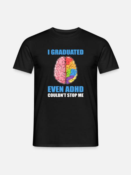 ADHS ADS Autismus Grundschule-Abschieds-Party - Männer T-Shirt - Schwarz