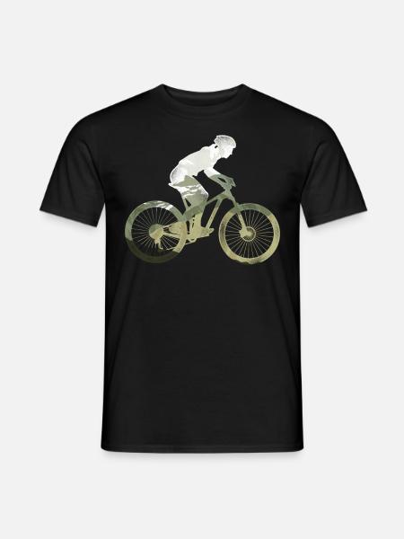 Enduro MTB Mountain Bike Riding - Männer T-Shirt - Schwarz