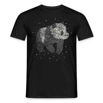 Panda Panda Bears Panda Lovers - Men's T-Shirt - black - Front - AI Model Male 178 light (178cm)