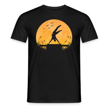 Parkour Parkour Runner Freerunning Handstand Parkur - T-shirt homme - noir - Devant - AI Model Male 178 light (178cm)