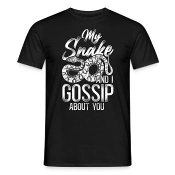 Serpent Serpent Vintage Mon Serpent Et - T-shirt homme - noir - Devant - AI Model Male 178 light (178cm)