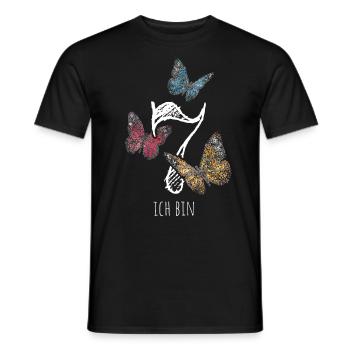 Siebter Geburtstag 7. Geburtstagshirt - Männer T-Shirt - Schwarz - Vorne - AI Model Male 178 light (178cm)