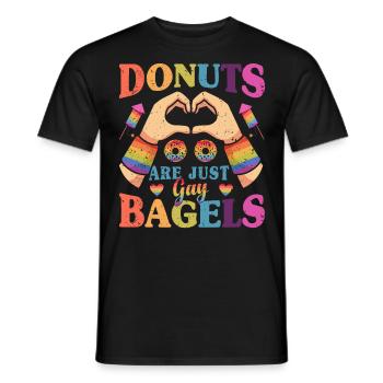 Cupcake Design für Konditor | Cupcake Dealer - Männer T-Shirt - Schwarz - Vorne - AI Model Male 178 light (178cm)