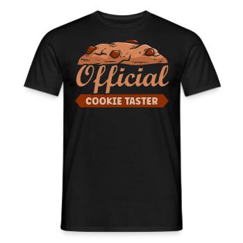 Cupcake Design für Konditor | Cupcake Dealer - Männer T-Shirt - Schwarz - Vorne - AI Model Male 178 light (178cm)