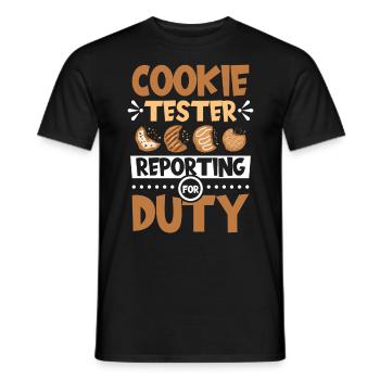 Cupcake Design für Konditor | Cupcake Dealer - Männer T-Shirt - Schwarz - Vorne - AI Model Male 178 light (178cm)