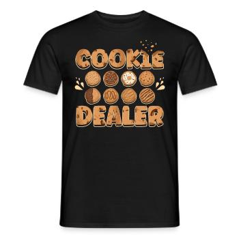 Cupcake Design für Konditor | Cupcake Dealer - Männer T-Shirt - Schwarz - Vorne - AI Model Male 178 light (178cm)