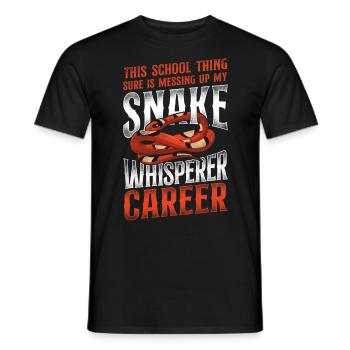 Serpent Serpent Vintage Cette École - T-shirt homme - noir - Devant - AI Model Male 178 light (178cm)