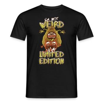 Monster Avocado Hunts Tomato - Édition Limitée - T-shirt homme - noir - Devant - AI Model Male 178 light (178cm)