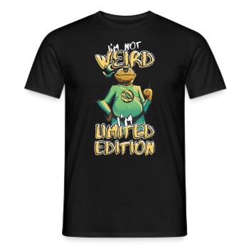Cooles Cartoon Faultier - Limited Edition - Spruch - Männer T-Shirt - Schwarz - Vorne - AI Model Male 178 light (178cm)