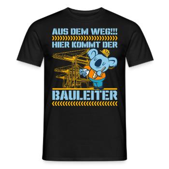 Bauherr Häuslebauer Hausbau Bauleiter - Männer T-Shirt - Schwarz - Vorne - AI Model Male 178 light (178cm)