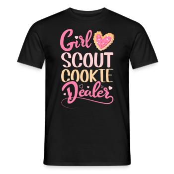Cupcake Design für Konditor | Cupcake Dealer - Männer T-Shirt - Schwarz - Vorne - AI Model Male 178 light (178cm)