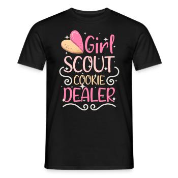 Cupcake Design für Konditor | Cupcake Dealer - Männer T-Shirt - Schwarz - Vorne - AI Model Male 178 light (178cm)