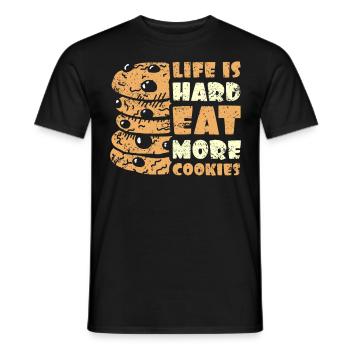 Cupcake Design für Konditor | Cupcake Dealer - Männer T-Shirt - Schwarz - Vorne - AI Model Male 178 light (178cm)