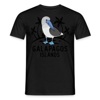 Gannets Seabirds Blue-footed - Men's T-Shirt - black - Front - AI Model Male 178 light (178cm)