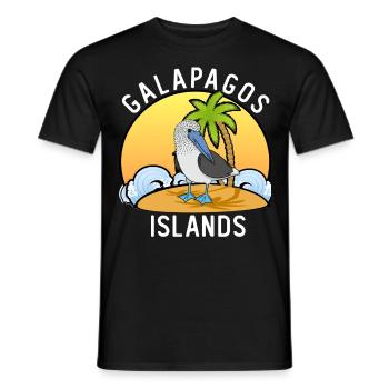 Tölpel Seevögel Blaufußtölpel - Männer T-Shirt - Schwarz - Vorne - AI Model Male 178 light (178cm)