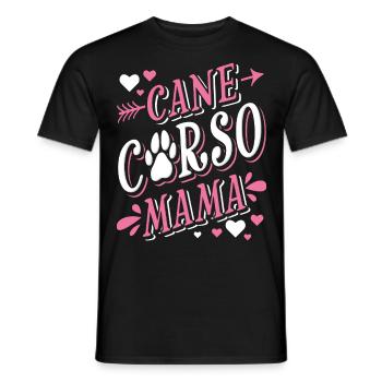 Cane Corso Mama Italian Mastiff - Men's T-Shirt - black - Front - AI Model Male 178 light (178cm)