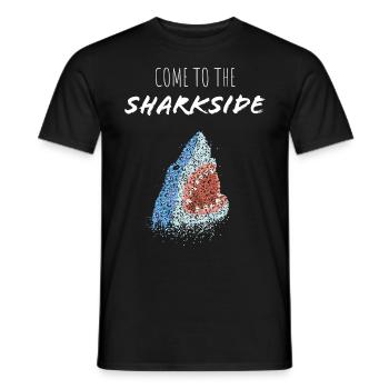 Great White Shark Shark Whales Shark - Men's T-Shirt - black - Front - AI Model Male 178 light (178cm)