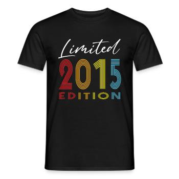 Édition limitée 2015 - T-shirt homme - noir - Devant - AI Model Male 178 light (178cm)