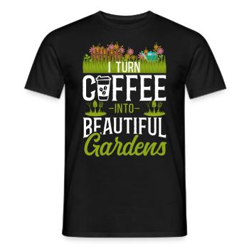 Landscaper Landscaping Landscape - Men's T-Shirt - black - Front - AI Model Male 178 light (178cm)
