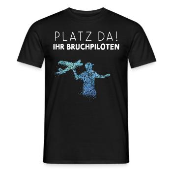 Modellflugzeuge Modellflug Modellfliegen - Männer T-Shirt - Schwarz - Vorne - AI Model Male 178 light (178cm)