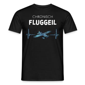 Fluggeil Modellflugzeuge Modellfliegen - Männer T-Shirt - Schwarz - Vorne - AI Model Male 178 light (178cm)