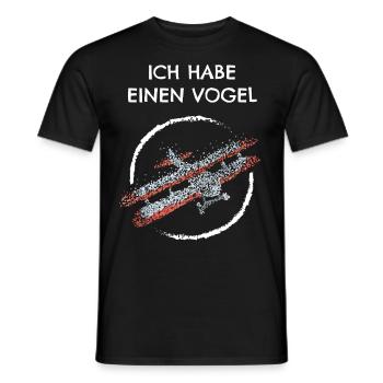 Modellflugzeug Ferngesteuertes Flugzeug - Männer T-Shirt - Schwarz - Vorne - AI Model Male 178 light (178cm)