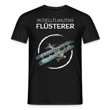 Modellflugzeug Modellflieger Modellbau - Männer T-Shirt - Schwarz - Vorne - AI Model Male 178 light (178cm)