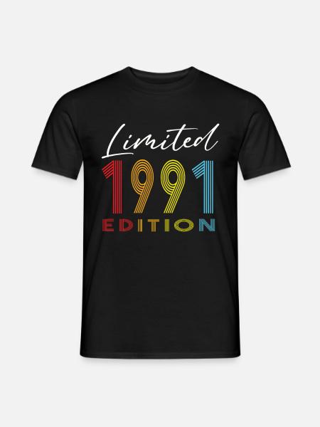 Limited Edition 1991 - Men's T-Shirt - black