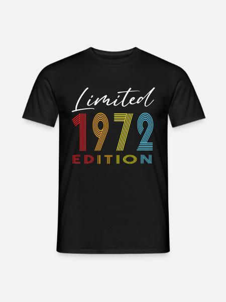 Édition limitée 1972 - T-shirt homme - noir
