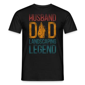 Landscaper Landscaping Landscape - Männer T-Shirt - Schwarz - Vorne - AI Model Male 178 light (178cm)