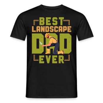 Landscaper Landscaping Landscape - Männer T-Shirt - Schwarz - Vorne - AI Model Male 178 light (178cm)