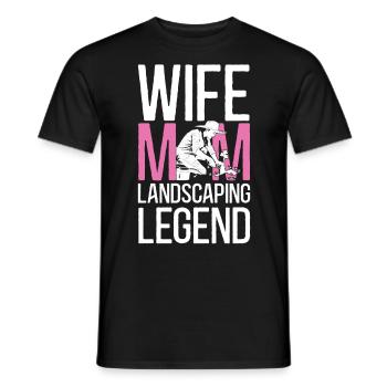 Landscaper Landscaping Landscape - Männer T-Shirt - Schwarz - Vorne - AI Model Male 178 light (178cm)