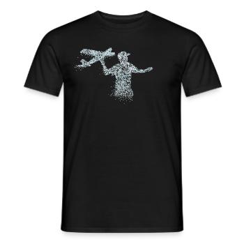 Remote Controlled Aircraft RC Plane - Men's T-Shirt - black - Front - AI Model Male 178 light (178cm)