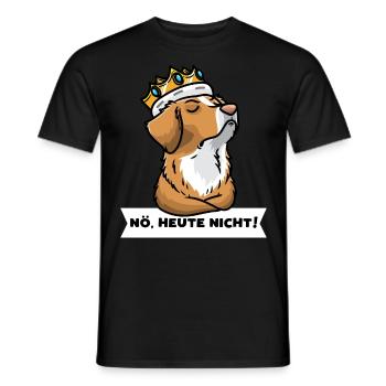 Canard de la Nouvelle-Écosse Tolling Retriever Dog - T-shirt homme - noir - Devant - AI Model Male 178 light (178cm)